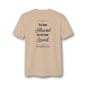 To Be Heard V-Neck Tee — T‑Shirt