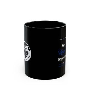 We Lead Together Mug | Black ceramic inspirational coffee mug