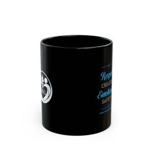 Respect Creates Emotional Safety Mug | Black Ceramic Coffee Cup