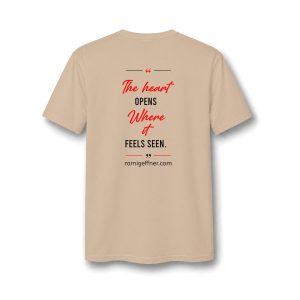 The Heart Opens Where — Unisex CVC V-Neck Tee