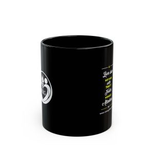 Love Quote Typography Mug | Black Ceramic Coffee Cup