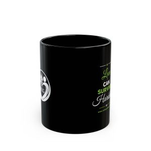 Love Can Survive Hardship Mug | Black Ceramic Coffee Cup