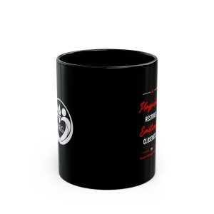 Playfulness Restores Emotional Closeness Black Mug | Motivational Quote Coffee Cup